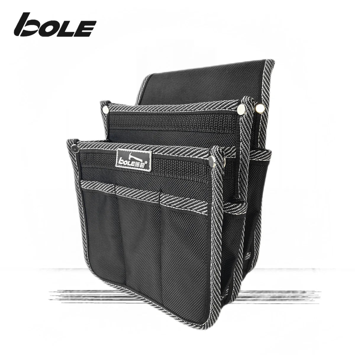 BOLE Square Open Tool Waist Bag Multi-Purpose And Handy Electrician Special Tool Bag