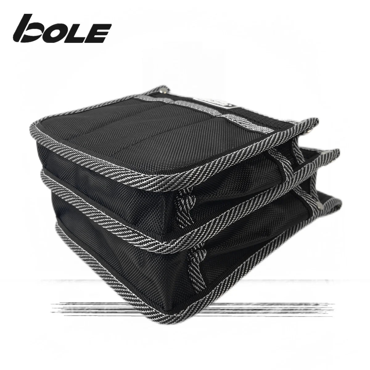 BOLE Square Open Tool Waist Bag Multi-Purpose And Handy Electrician Special Tool Bag