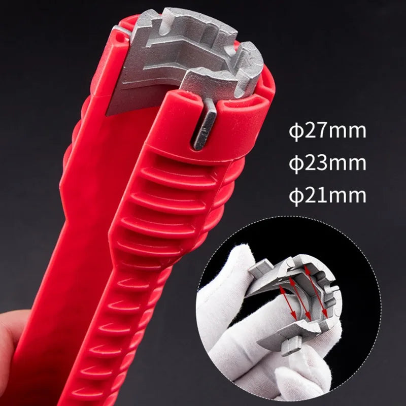 14 In 1 Sink Faucet Wrench Plumbing Repair Tool Handle Double Head Wrench Spanner