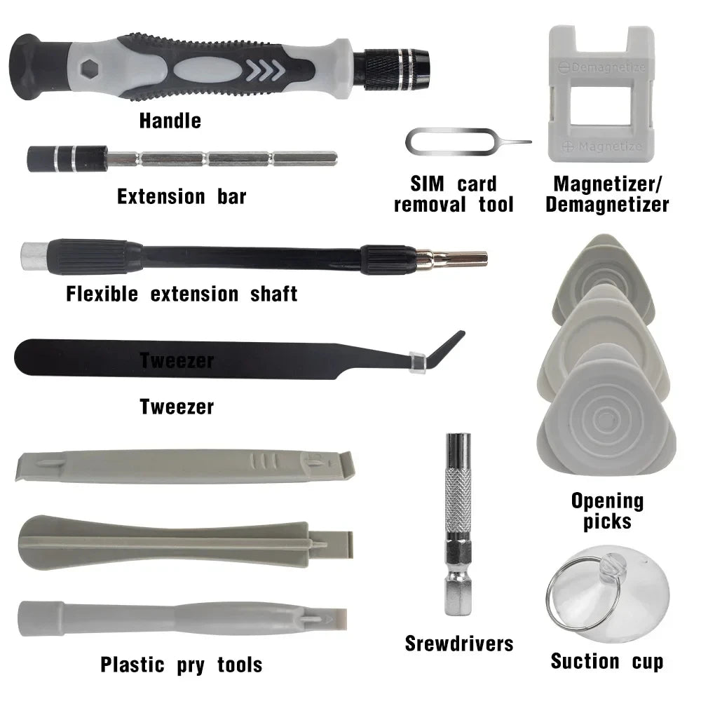 115 in 1 Magnetic Precision Screwdriver Set