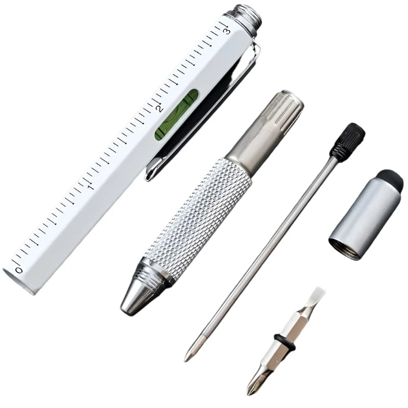 7-in-1 Multifunctional Screen Touch Ballpoint Pen Capacitive Pen with Screwdriver And Spirit Level