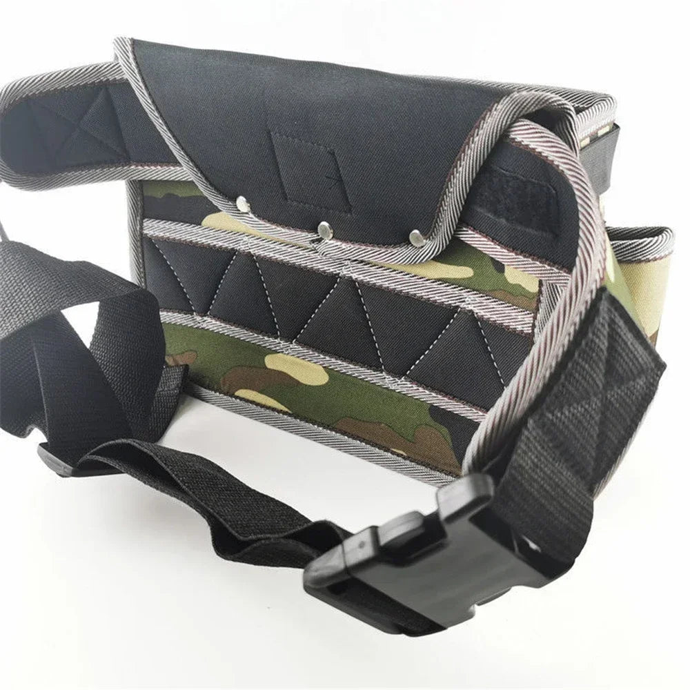 NEW Camouflage Wear-resistant Oxford Cloth Tool Bag Multifunction Repair Hardware Electrician Waist Bag Portable Storage Bag